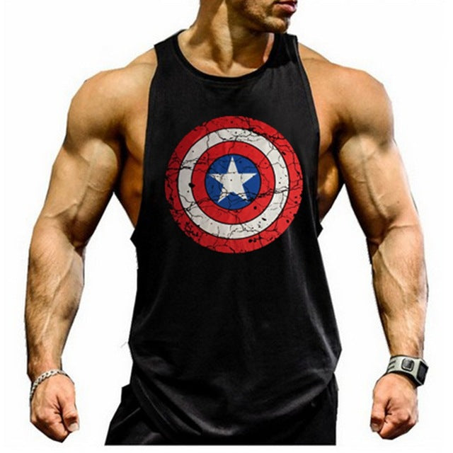 Seven Joe. musculation vest bodybuilding clothing and fitness men