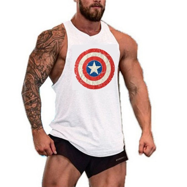 Seven Joe. musculation vest bodybuilding clothing and fitness men