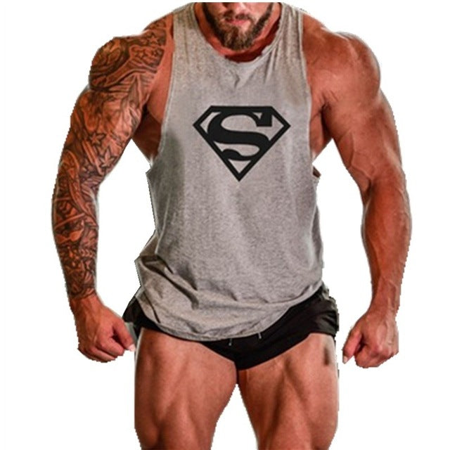 Seven Joe. musculation vest bodybuilding clothing and fitness men