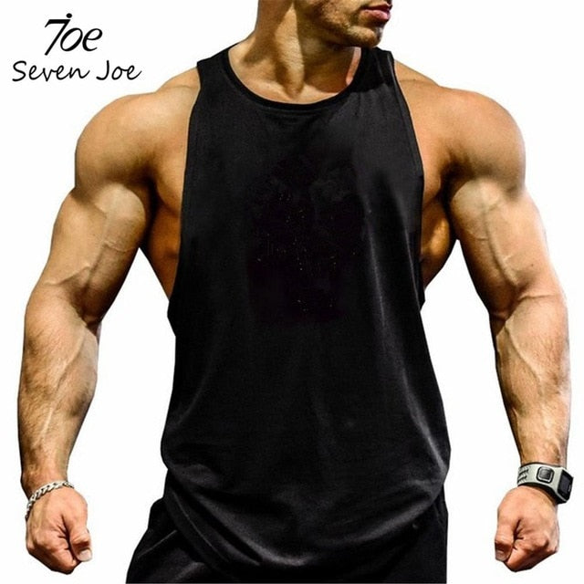 Seven Joe. musculation vest bodybuilding clothing and fitness men