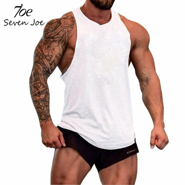 Seven Joe. musculation vest bodybuilding clothing and fitness men