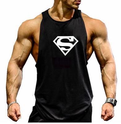 KOSMO MASA 2018 Skull Bodybuilding Fitness Stringer Men Tank Top