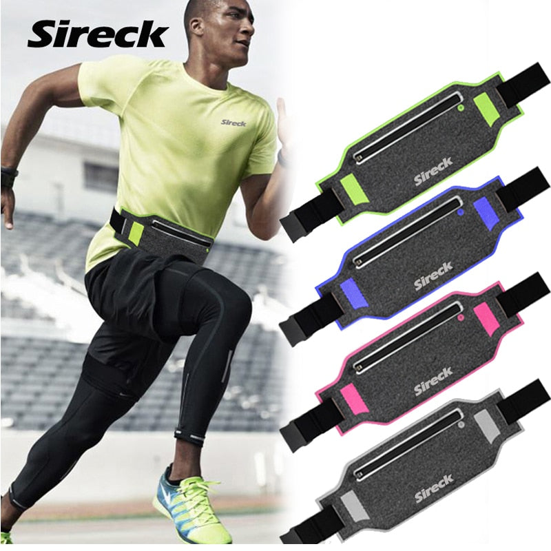 Sireck Running Bag Waterproof Running Waist Bag Fanny Pack Men