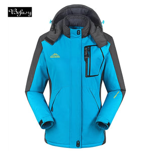 Befusy Lady's Windproof Waterproof Women Ski Jackets Winter Warm Outdoor