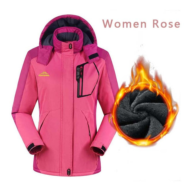 Befusy Lady's Windproof Waterproof Women Ski Jackets Winter Warm Outdoor