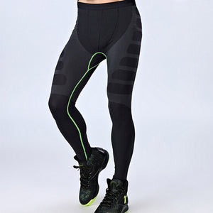 Man Sports Yoga Pants Elastic Tights Fitness Running Trousers