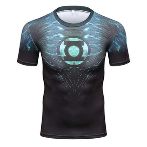 New Comic Superhero Compression Shirt Captain America Iron man Fit Tight G ym Bodybuilding T Shirt