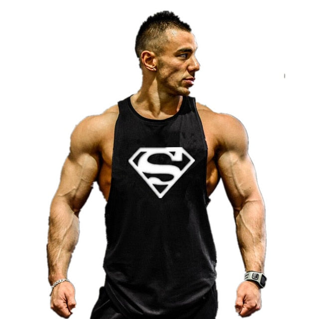 Skull Golds Bodybuilding Stringer Tank Tops men Gyms Stringer Shirt Fitness Tank Top