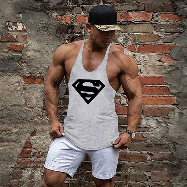 Skull Golds Bodybuilding Stringer Tank Tops men Gyms Stringer Shirt Fitness Tank Top