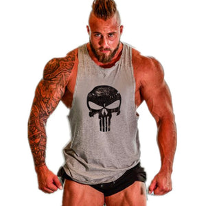 Skull Golds Bodybuilding Stringer Tank Tops men Gyms Stringer Shirt Fitness Tank Top