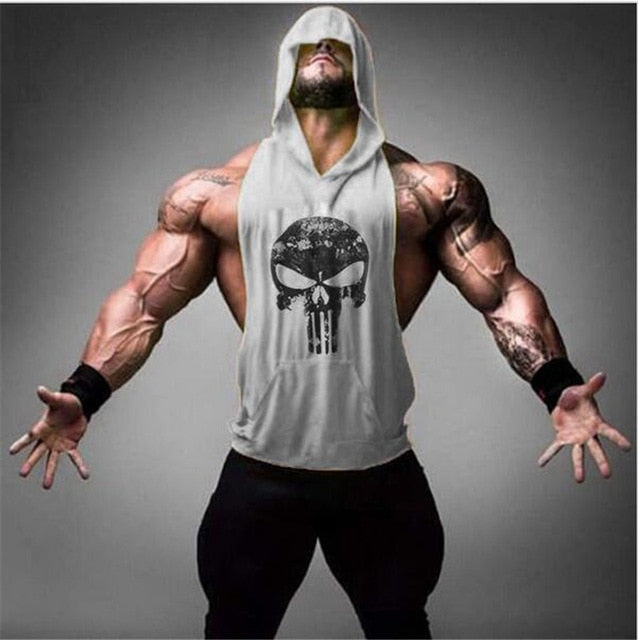 Skull Golds Bodybuilding Stringer Tank Tops men Gyms Stringer Shirt Fitness Tank Top