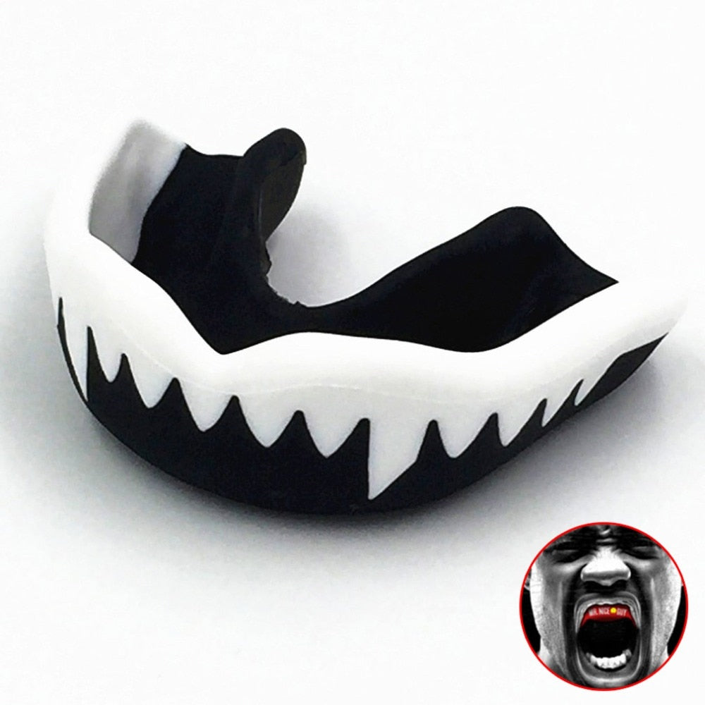 Professional Mouth Guard Adult Karate Muay Safety Soft EVA Mouth Protective Teeth