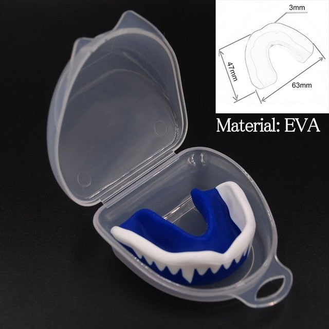 Professional Mouth Guard Adult Karate Muay Safety Soft EVA Mouth Protective Teeth