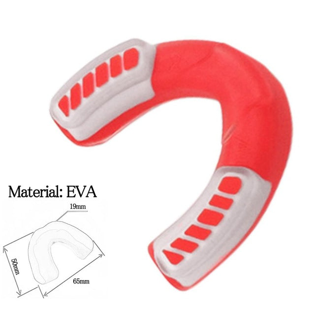 Professional Mouth Guard Adult Karate Muay Safety Soft EVA Mouth Protective Teeth