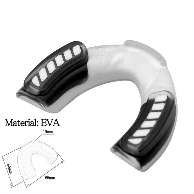 Professional Mouth Guard Adult Karate Muay Safety Soft EVA Mouth Protective Teeth