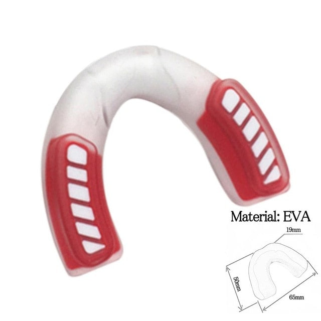 Professional Mouth Guard Adult Karate Muay Safety Soft EVA Mouth Protective Teeth