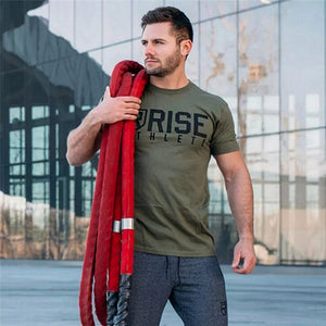 2018 Men Summer Gyms Casual T Shirt Crossfit Gyms Fitness Bodybuilding Muscle