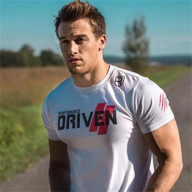 2018 Men Summer Gyms Casual T Shirt Crossfit Gyms Fitness Bodybuilding Muscle