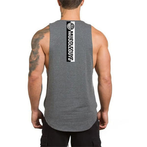 Brand NO PAIN NO GAIN clothing bodybuilding stringer gyms tank top men fitness