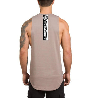 Brand NO PAIN NO GAIN clothing bodybuilding stringer gyms tank top men fitness