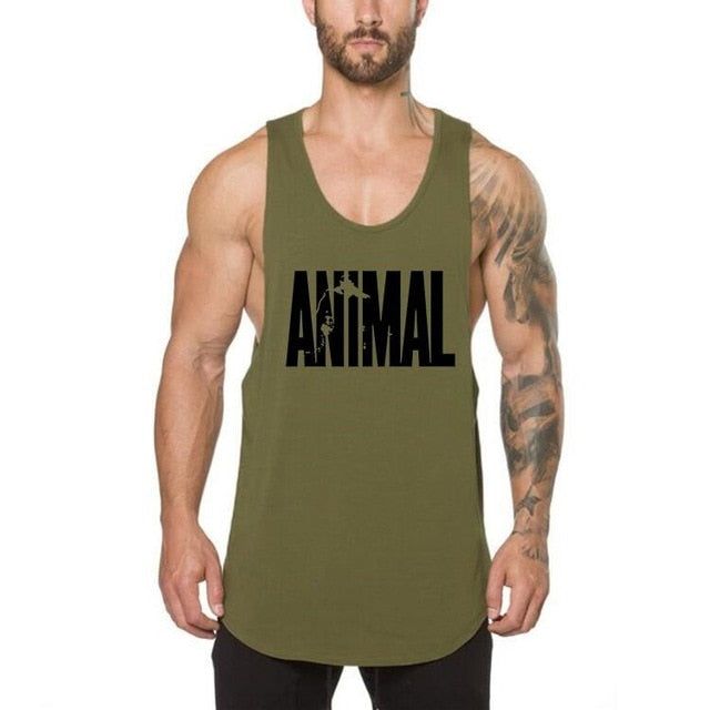 Animal brand clothing Golds Stringer Tank Top Mens Brand Singlet Tops