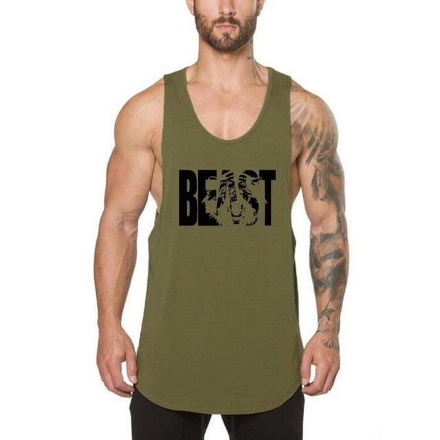 Animal brand clothing Golds Stringer Tank Top Mens Brand Singlet Tops