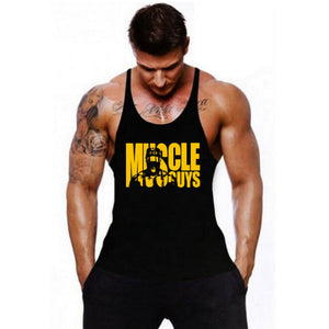 Muscleguys Cotton Gyms Tank Tops Men Sleeveless Tanktops For Boys Bodybuilding