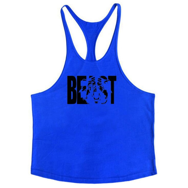 Muscleguys Cotton Gyms Tank Tops Men Sleeveless Tanktops For Boys Bodybuilding