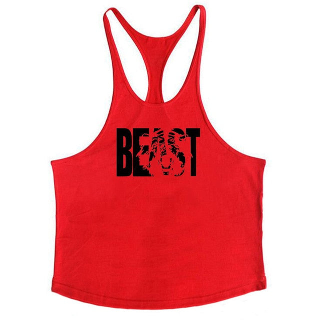 Muscleguys Cotton Gyms Tank Tops Men Sleeveless Tanktops For Boys Bodybuilding