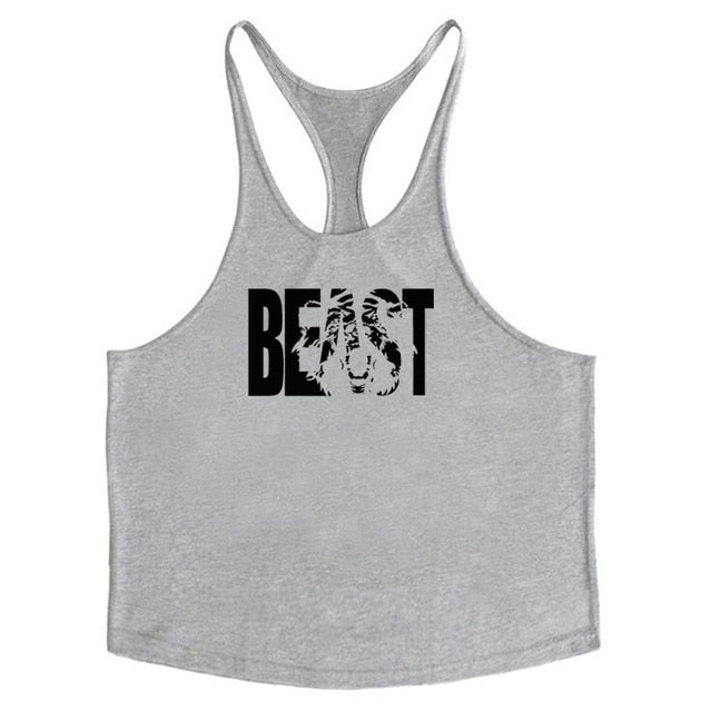 Muscleguys Cotton Gyms Tank Tops Men Sleeveless Tanktops For Boys Bodybuilding