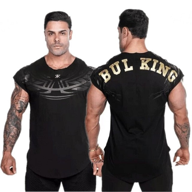 Brand Gyms Clothing Fitness Men Tank Top with hooded Men Bodybuilding