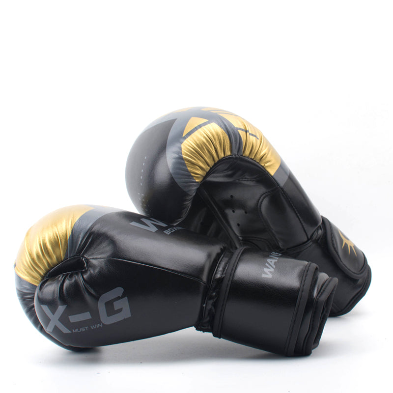 HIGH Quality Adults Women/Men Boxing Gloves Leather MMA Muay Thai Boxe