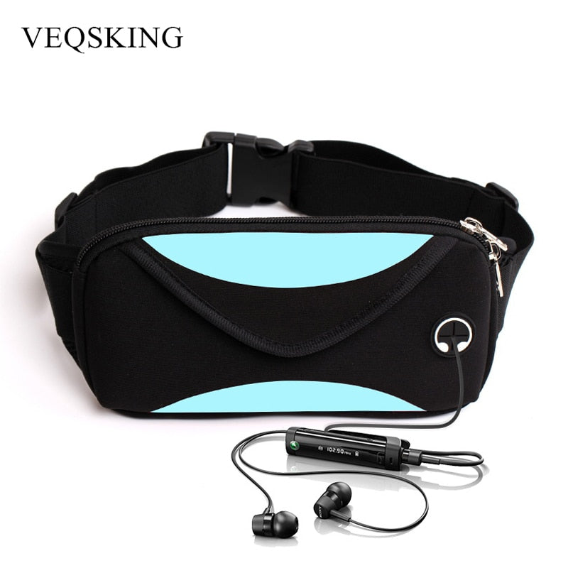 Unisex Running Waist Bag, Sport Waist Pack, Waterproof Mobile Phone Holder, Gym Fitness Bag