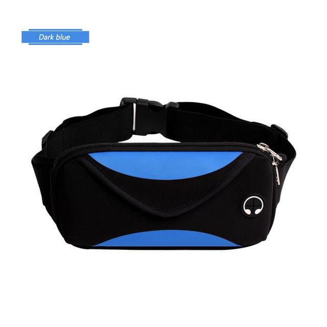 Unisex Running Waist Bag, Sport Waist Pack, Waterproof Mobile Phone Holder, Gym Fitness Bag