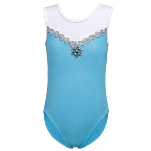 BAOHULU Sleeveless Gilding Gymnastics Leotard Mermaid for Girls Kids Ballet Jumpsuit