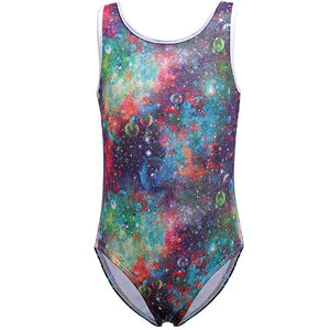 BAOHULU Sleeveless Gilding Gymnastics Leotard Mermaid for Girls Kids Ballet Jumpsuit