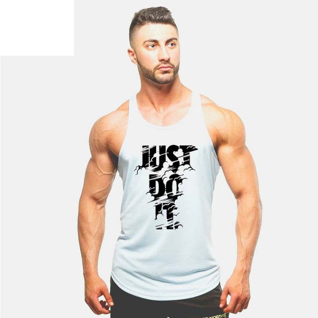 2018 Brand clothing Fitness tank top men Cotton Sleeveless shirt bodybuilding