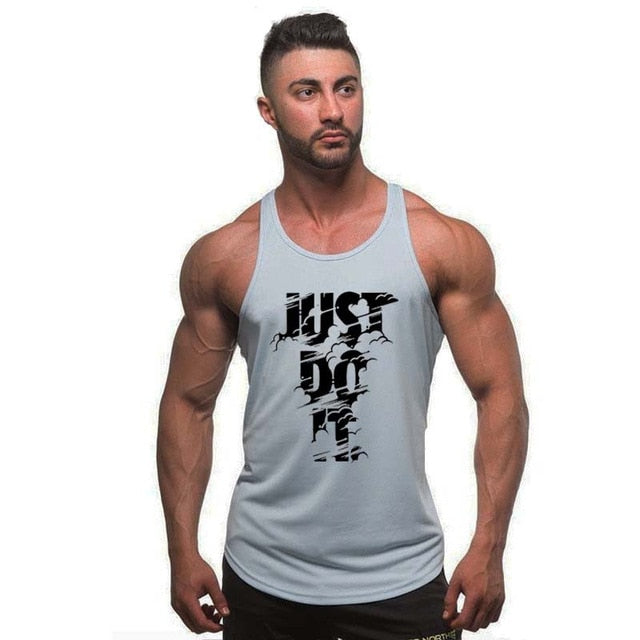 2018 Brand clothing Fitness tank top men Cotton Sleeveless shirt bodybuilding