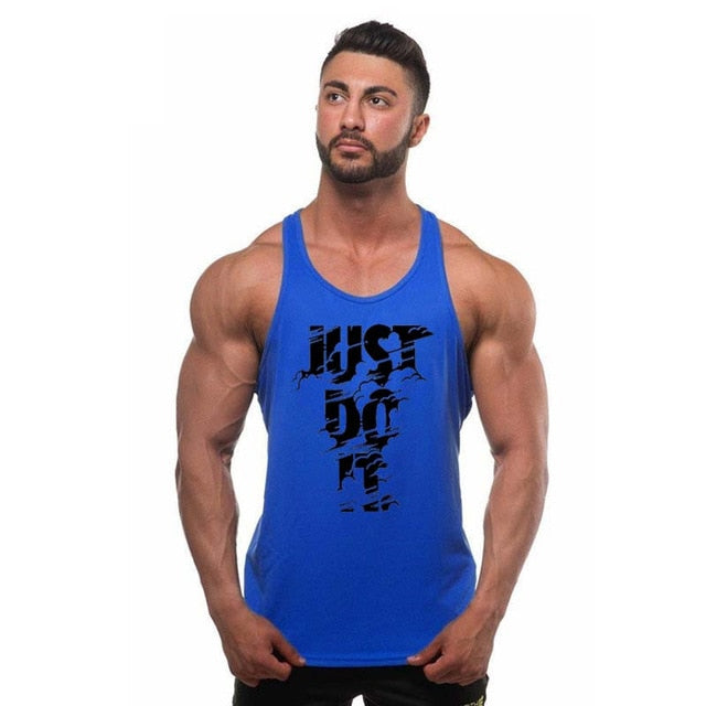 2018 Brand clothing Fitness tank top men Cotton Sleeveless shirt bodybuilding