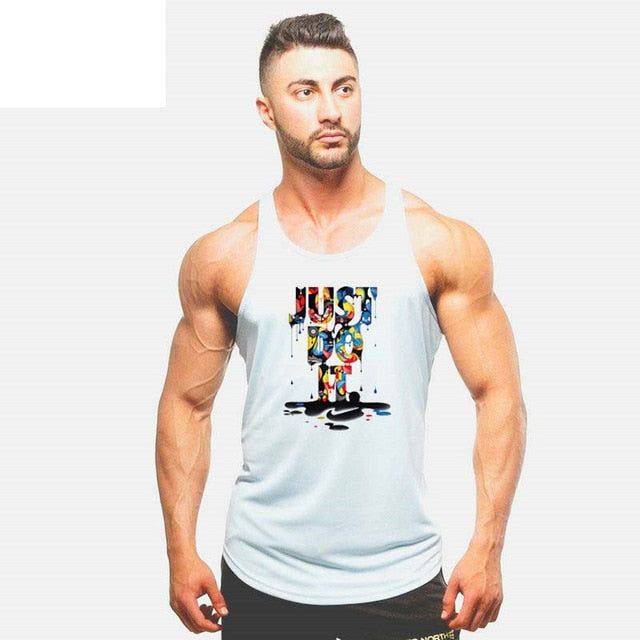 2018 Brand clothing Fitness tank top men Cotton Sleeveless shirt bodybuilding