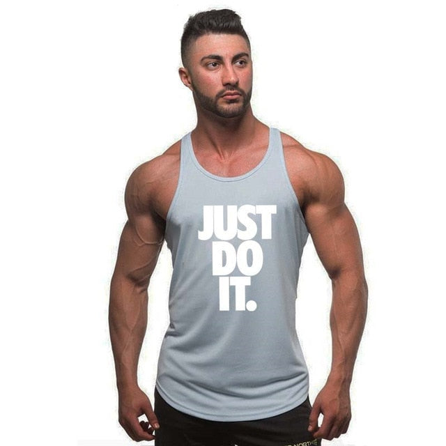 2018 Brand clothing Fitness tank top men Cotton Sleeveless shirt bodybuilding