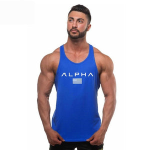 Bodybuilding Men Summer Fitness bodybuilding Hooded Tank Top