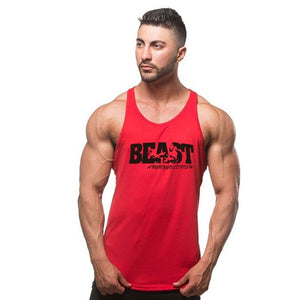 Bodybuilding Men Summer Fitness bodybuilding Hooded Tank Top