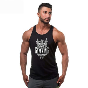 Bodybuilding Men Summer Fitness bodybuilding Hooded Tank Top