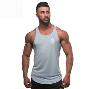 Bodybuilding Men Summer Fitness bodybuilding Hooded Tank Top