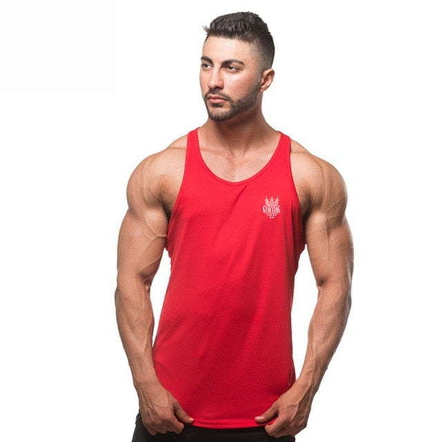 Bodybuilding Men Summer Fitness bodybuilding Hooded Tank Top