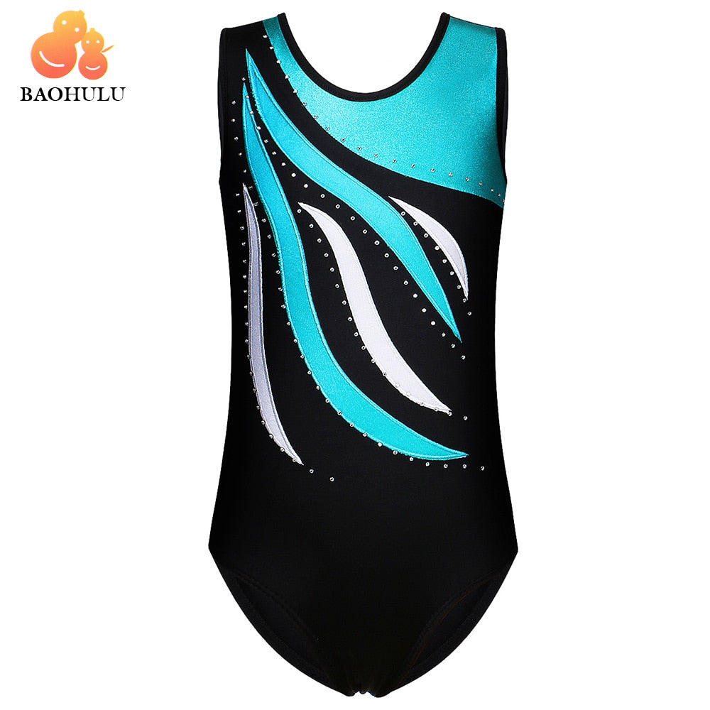 BAOHULU Toddler Teens Ballet Skate Gymnastics Leotard