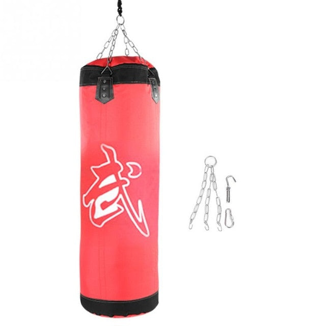 Empty Boxing Sand Bag Hanging Kick Sandbag Boxing Training Fight Karate Punch Bag