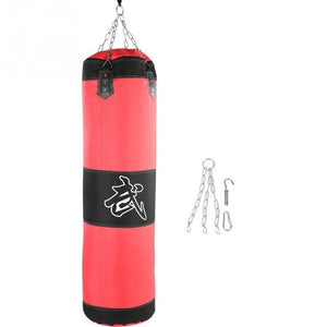 Empty Boxing Sand Bag Hanging Kick Sandbag Boxing Training Fight Karate Punch Bag