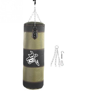 Empty Boxing Sand Bag Hanging Kick Sandbag Boxing Training Fight Karate Punch Bag